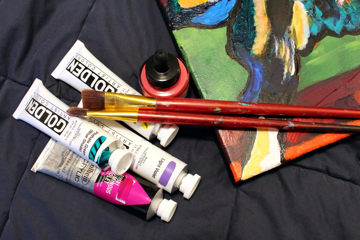 Marion’s painting supplies